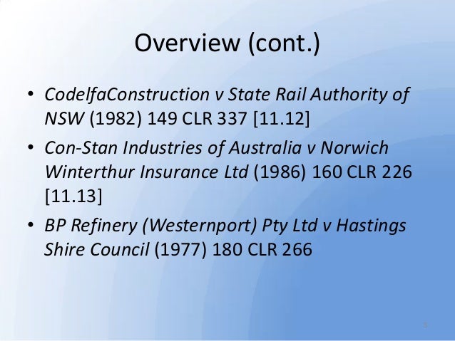 bp refinery v shire of hastings An implied term must also satisfy the five criteria set out by the privy council in bp refinery (westernport) pty ltd v shire of hastings (1977) 180. bp refinery v shire of hastings An implied term must also satisfy the five criteria set out by the privy council in bp refinery (westernport) pty ltd v shire of hastings (1977) 180.