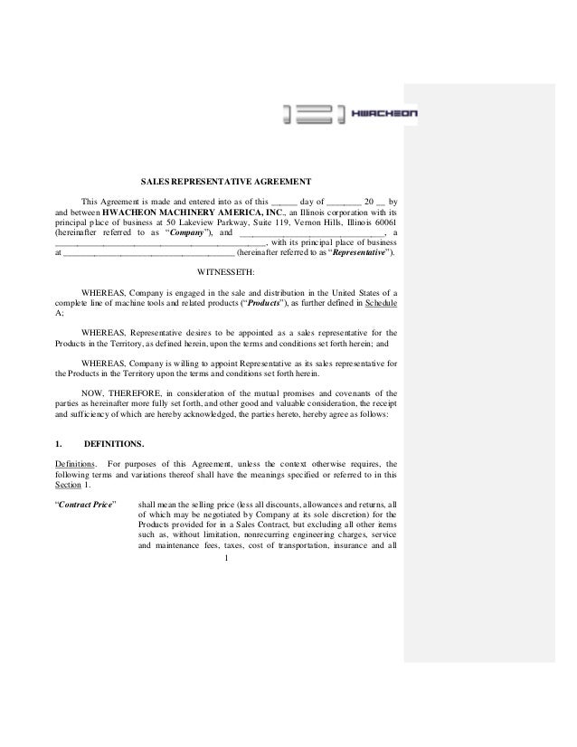 manufacturers rep agreement template contract sales representative agreement manufacturers rep agreement template contract sales representative agreement