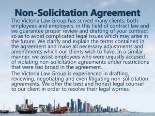 Contracts and Contract Disputes The Victoria law Group 