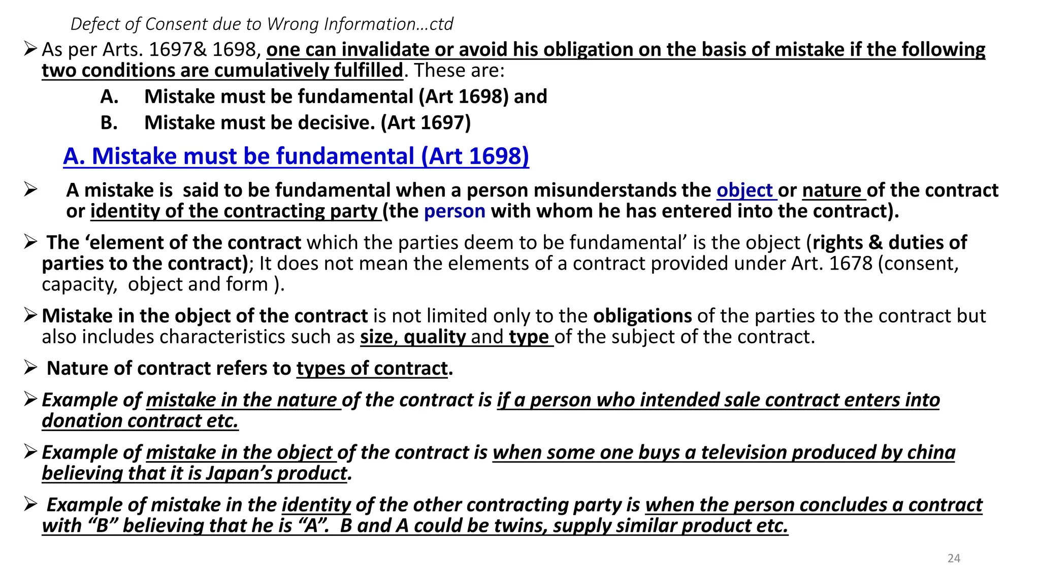Contract short note.pptx contract law part one | PPTX