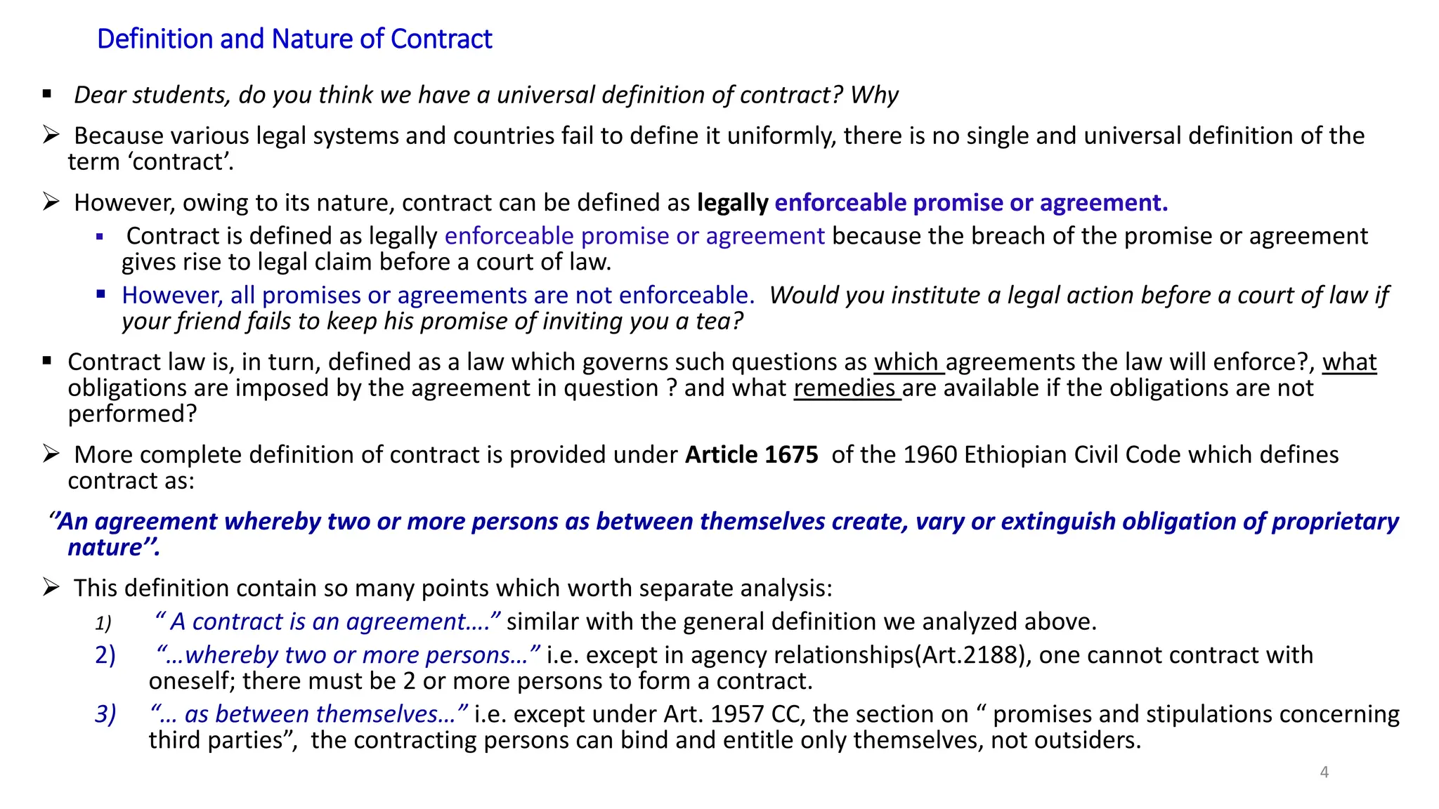 Contract short note.pptx contract law part one | PPTX