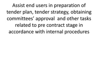 Contracts specialist | PPTX