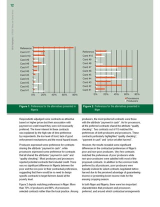 Contracts to help farmers step up to market oriented agriculture by linking them to markets