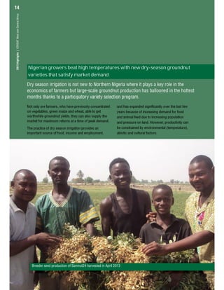 Contracts to help farmers step up to market oriented agriculture by linking them to markets