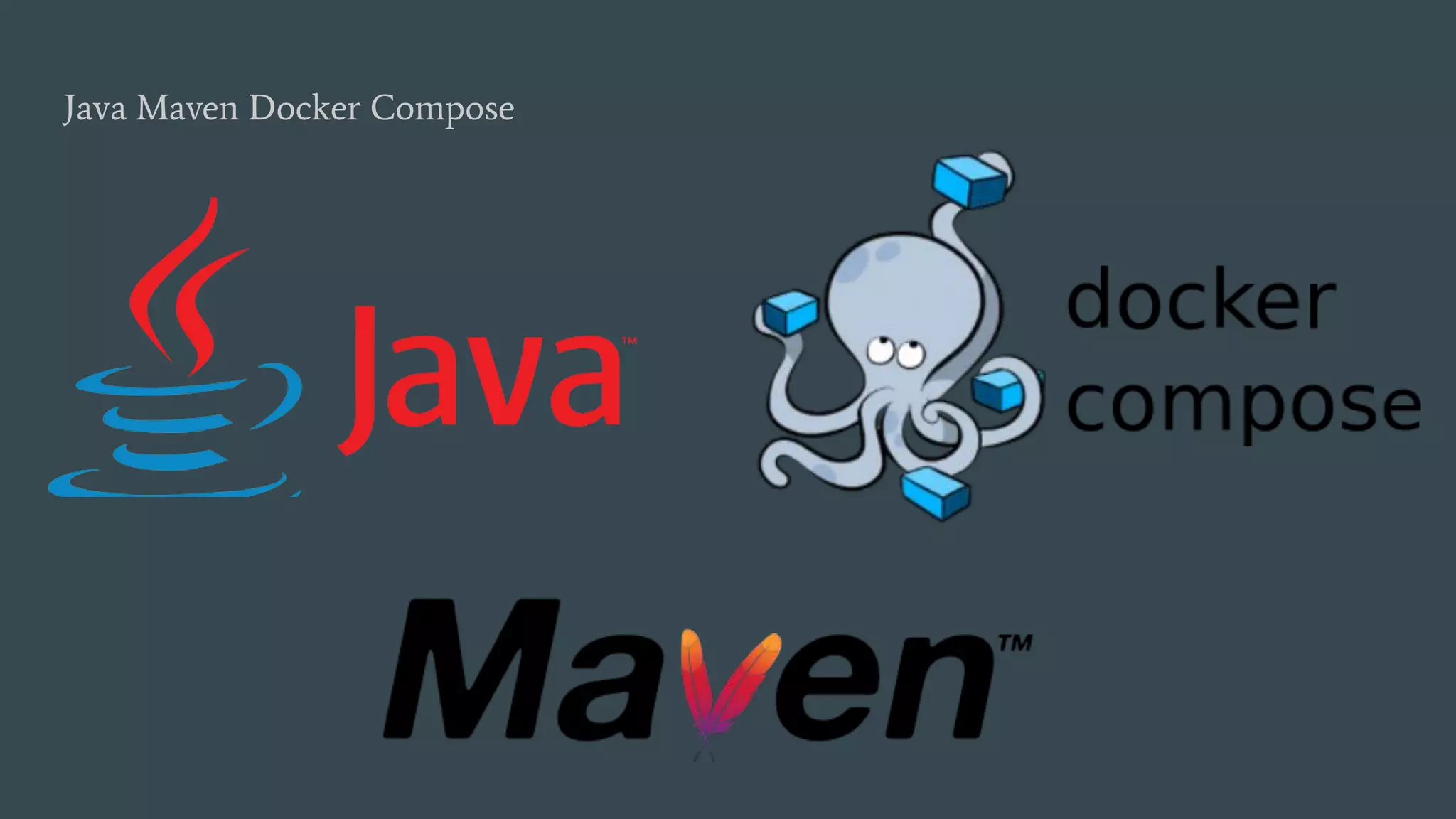 Java Maven Docker Compose 