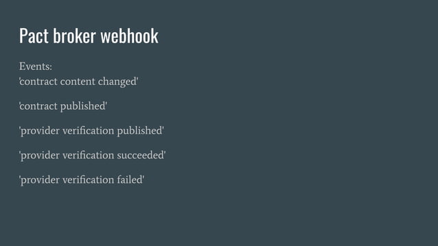 Contract testing. Getting started with Pact IO. | PDF