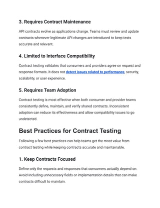 Contract Testing Explained_ Benefits, Types, and Best Practices | PDF