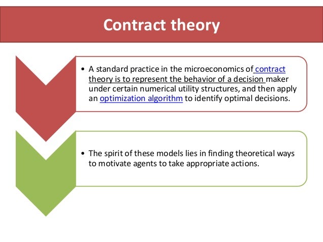 Contract theory