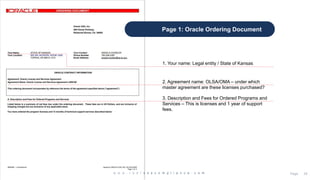 Oracle License Agreements Training | PPTX
