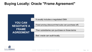 Oracle License Agreements Training | PPTX