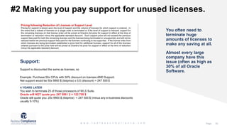 Oracle License Agreements Training | PPTX