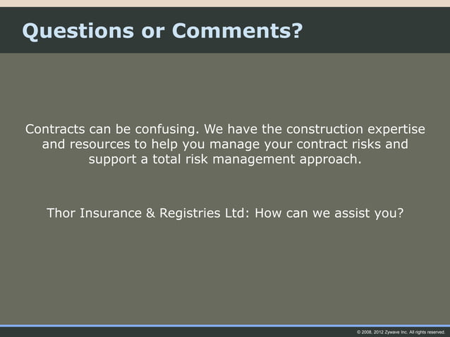 Contractual-Risk-Transfer-Presentation.ppt | Home Insurance | Insurance