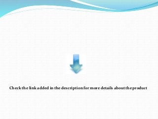 Check the link added in the description for more details about the product
 