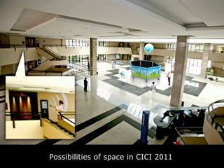 Possibilities of space in CICI 2011
 