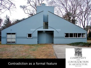 Contradiction as a formal feature
 