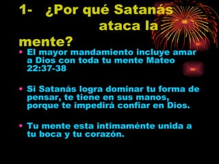 Contra las maquinaciones del enemigo PPT Christianity Religion