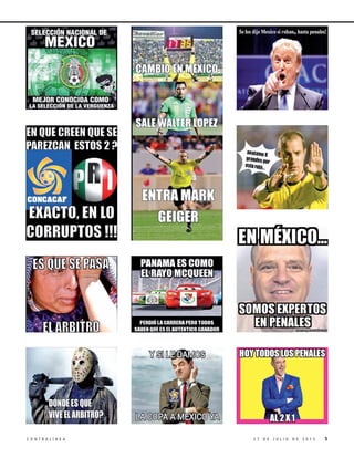 52 7 D E J U L I O D E 2 0 1 5C O N T R A L Í N E A
 