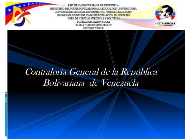 Contraloría General de la República Bolivariana de Venezuela