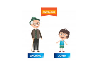 ANCIANO JOVEN
CONTRARIOS
 