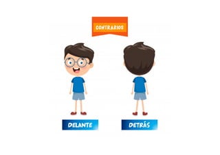 DELANTE DETRÁS
CONTRARIOS
 