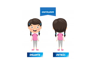 DELANTE DETRÁS
CONTRARIOS
 