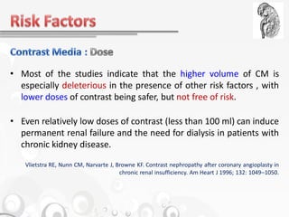 Contrast Induced Nephropathy | PDF