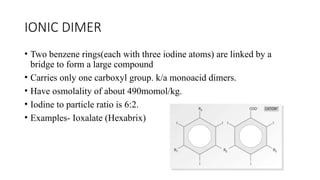 Contrast agents used in Computed Tomography, MRI and USG | PPTX
