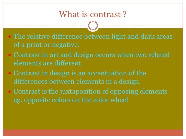 Contrad Definition What Is The Definition Of Contrast – YQEGZ