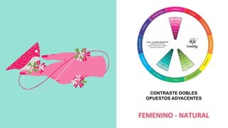 FEMENINO - NATURAL
CONTRASTE DOBLES
OPUESTOS ADYACENTES
 
