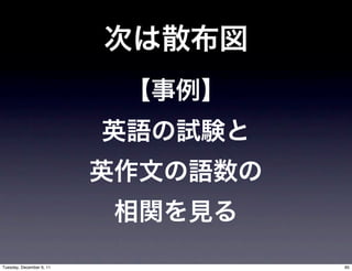 Tuesday, December 6, 11   85
 