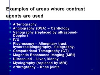 Contrast media | PPT