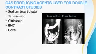 • Sodium bicarbonate.
• Tartaric acid.
• Citric acid.
• ENO
• Coke.
 