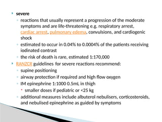 Contrast Ranzcr Comprehensive Overview of Contrast Media in Radiology and Patient ...