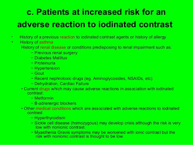 Contrast media tutorial :Towards safe usage of iodinated contrast med… Contrast media tutorial :Towards safe usage of iodinated contrast med…