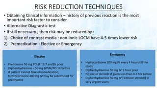 Contrast reactions and its management | PPTX