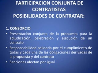 INHABILIDADES E INCOMPATIBILIDADES PARA CONTRATAR (SOBREVINIENTES Y EXCEPCIONES)  ARTÍCULO 9o. DE LAS INHABILIDADES E INCOMPATIBILIDADES SOBREVINIENTES. Si llegare a sobrevenir inhabilidad o incompatibilidad en el contratista, éste cederá el contrato previa autorización escrita de la entidad contratante o, si ello no fuere posible, renunciará a su ejecución. Cuando la inhabilidad o incompatibilidad sobrevenga en un proponente dentro de una licitación o concurso, se entenderá que renuncia a la participación en el proceso de selección y a los derechos surgidos del mismo.  Si la inhabilidad o incompatibilidad sobreviene en uno de los miembros de un consorcio o unión temporal, éste cederá su participación a un tercero previa autorización escrita de la entidad contratante. En ningún caso podrá haber cesión del contrato entre quienes integran el consorcio o unión temporal.    ARTÍCULO 10. DE LAS EXCEPCIONES A LAS INHABILIDADES E INCOMPATIBILIDADES. No quedan cobijadas por las inhabilidades e incompatibilidades de que tratan los artículos anteriores, las personas que contraten por obligación legal o lo hagan para usar los bienes o servicios que las entidades a que se refiere el presente estatuto ofrezcan al público en condiciones comunes a quienes los soliciten, ni las personas jurídicas sin ánimo de lucro cuyos representantes legales hagan parte de las juntas o consejos directivos en virtud de su cargo o por mandato legal o estatutario, ni quienes celebren contratos en desarrollo de lo previsto en el artículo 60 de la Constitución Política.  