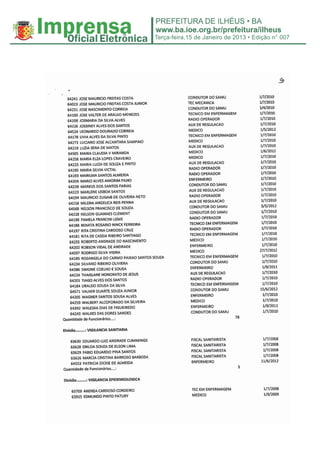 Terça-feira,15 de Janeiro de 2013 • Edição n° 007
 