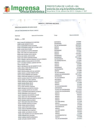 Terça-feira,15 de Janeiro de 2013 • Edição n° 007
 