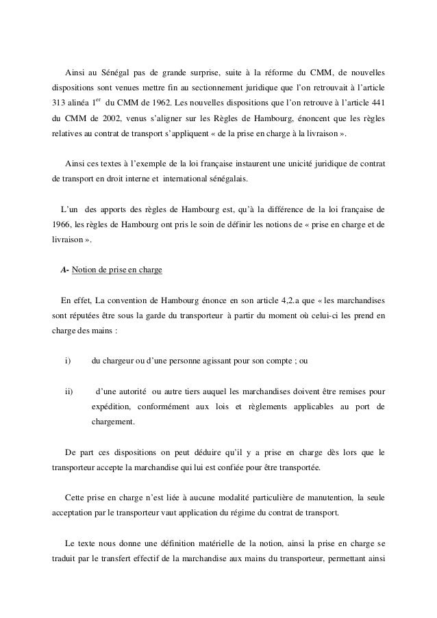 Contrat de transport