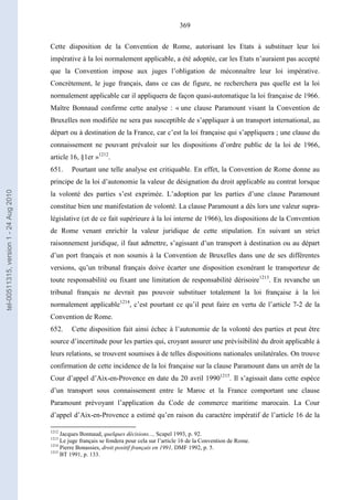   Contrat ineternational par mer