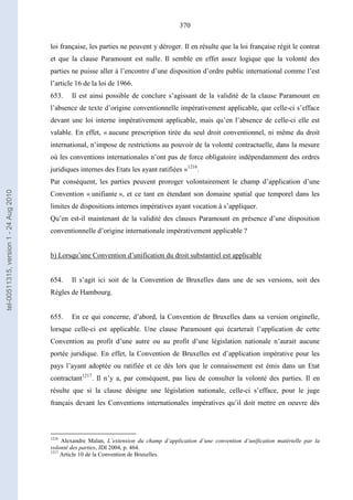   Contrat ineternational par mer