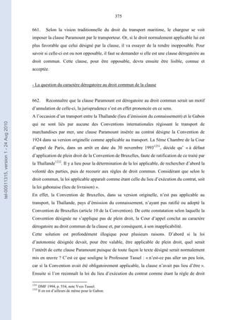   Contrat ineternational par mer