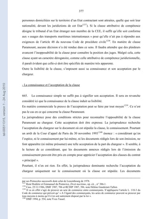   Contrat ineternational par mer