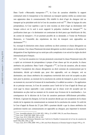   Contrat ineternational par mer