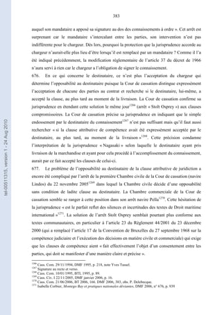   Contrat ineternational par mer