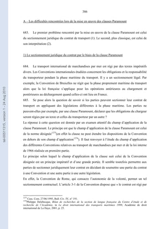   Contrat ineternational par mer