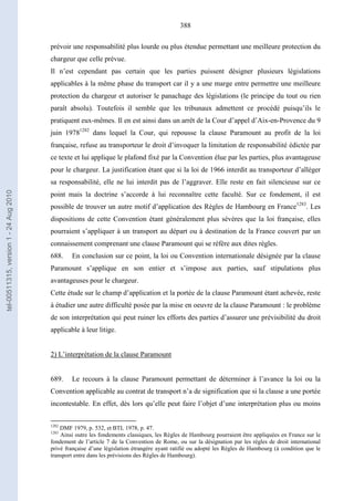   Contrat ineternational par mer