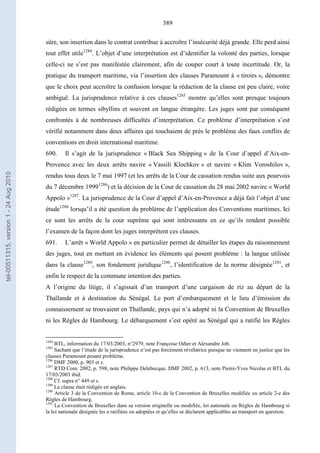   Contrat ineternational par mer