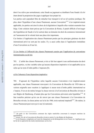   Contrat ineternational par mer