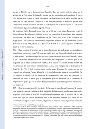   Contrat ineternational par mer